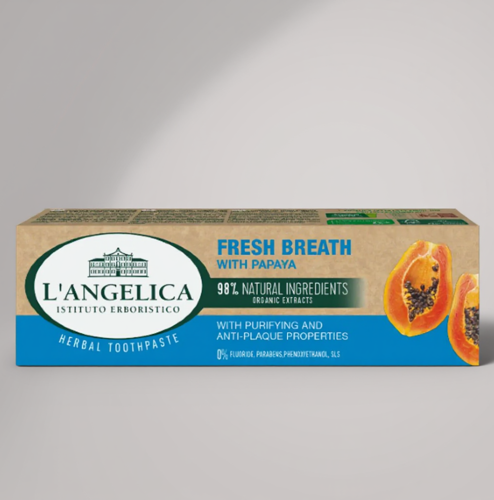 L`Angelica Papaya Dentífrico Hálito Fresco 75ml